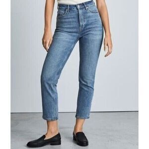 EVERLANE The Original Cheeky Jeans Light Wash 24‎ Organic Cotton